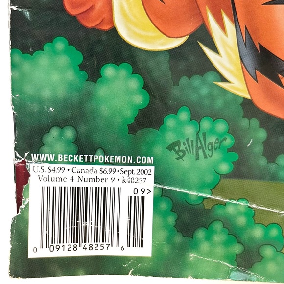 Pokemon Beckett Collector Magazine Vol 4 Sept 2002 Ash Rides the Mighty Arcanine - Picture 5 of 8